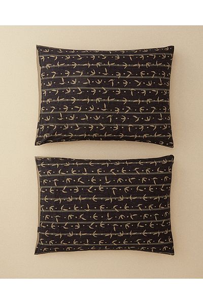 English Home Green Vinette Digital Printed 2-Piece Soft Cotton Pillowcase Set