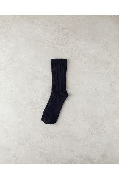 English Home Black Mauve Women's Socks