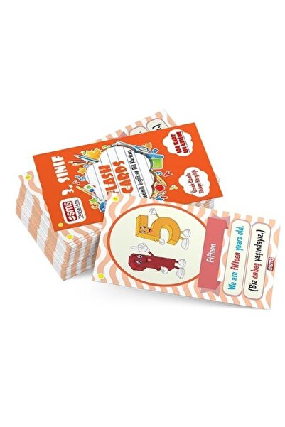 Genel Markalar 3. Sınıf Flash Cards Ingilizce Dil Kartı