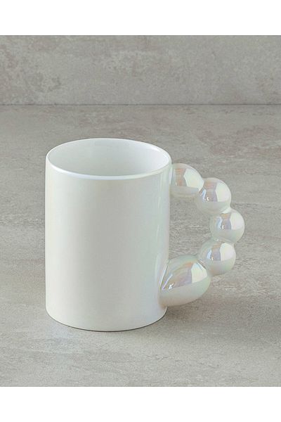 English Home New Bone China Mug - 480 Ml Mother of Pearl