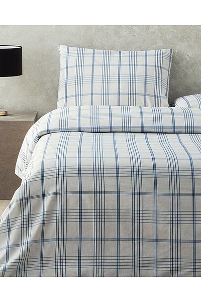 English Home Set cuvertură dublă Blue Balmoral Easy-Iron