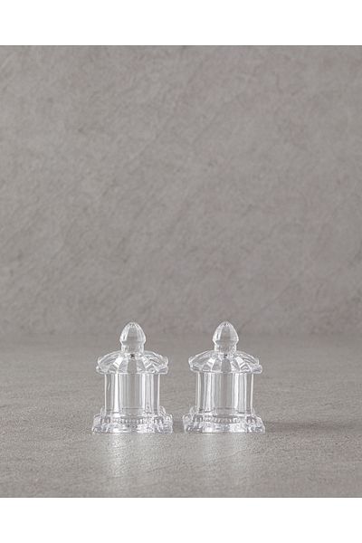 English Home Yuna Glass Salt Shaker - Pepper Shaker Transparent