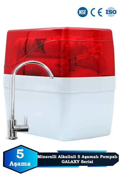 Sumarkt Galaxy 5 Aşamalı 8 Lt Metal Tanklı Süper Sarım Membran Teknolojili Po...