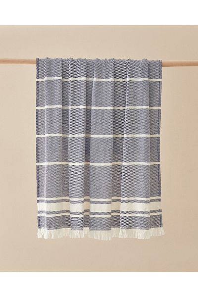 English Home Celena Sofa Shawl Gray
