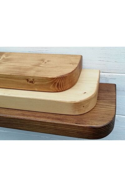 Yggdrasil Home Decor Dekoratif Ahşap 2'li Raf 105x15x4