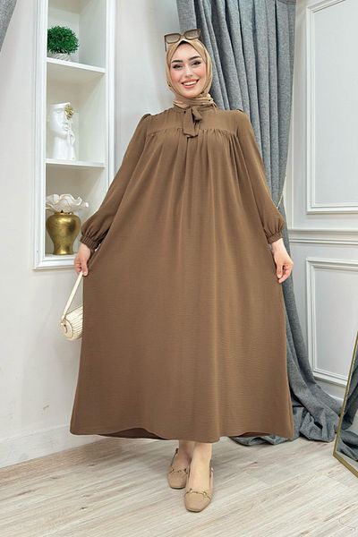 Bym Fashion 3896 Μοντέλο Καφέ Φόρεμα Baby Mother
