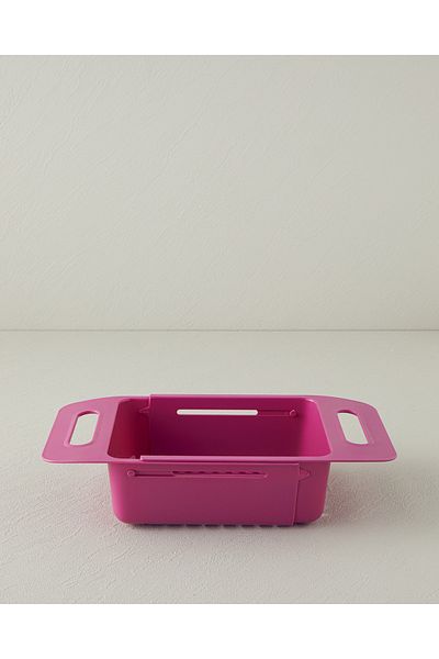 English Home Plain Plastic Strainer Pink