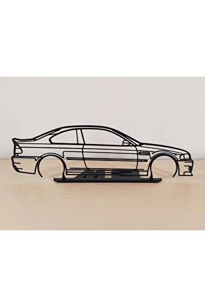three3dprints BMW M3 E46 20cm Plastik Masa Süsü Masa Dekorasyonu