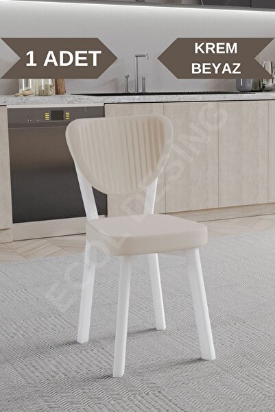 FAYMEND 1 Adet Elma Model Mutfak Sandalyesi Salon Sandalyesi Yemek Sandalyesi Cafe Restaurant Sandalyesi