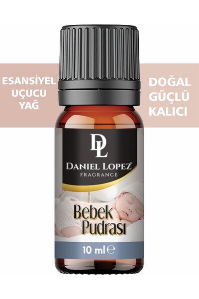 Daniel Lopez Bebek Pudrası Esansiyel Uçucu Koku Yağı Buhurdanlık Yağı Difüzör...