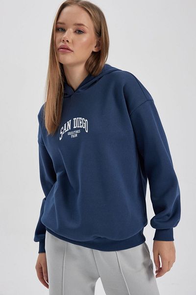 DeFacto Χοντρό και με κουκούλα oversize φούτερ Z9316az23wn