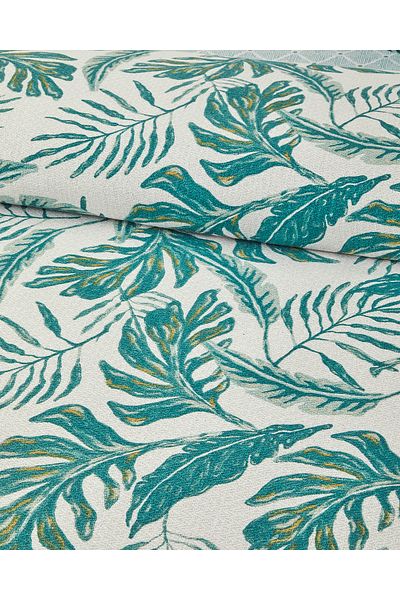 English Home Green Tropical Breeze Double Pique Set