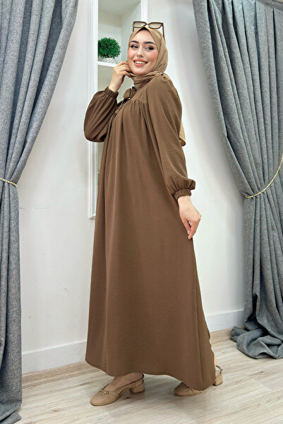 Bym Fashion 3896 Μοντέλο Καφέ Φόρεμα Baby Mother