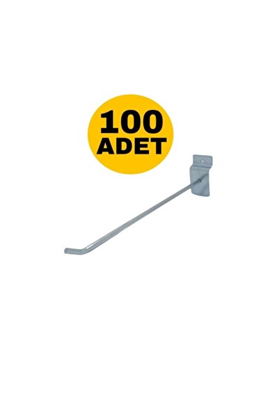 ZIKZAK Raf Kanallı Panel Askı Kancası 20 Cm 100'lü Paket