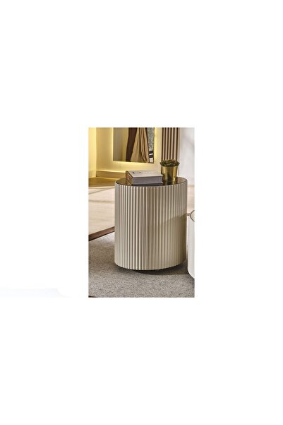 mobilyabazari Guccix Ekru Yan Sehpa