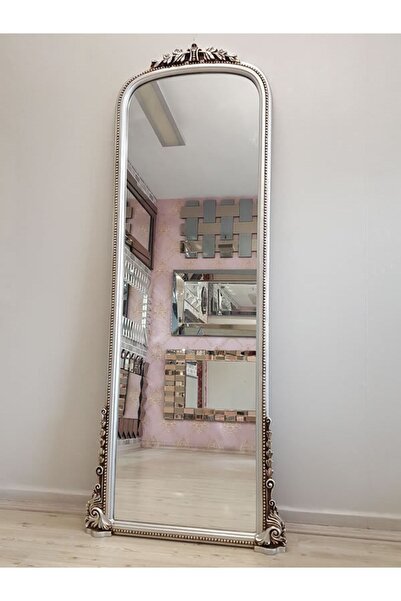 AYNA DENİZİ Matmazel Model Gümüş Renk Dekoratif Boy Aynası