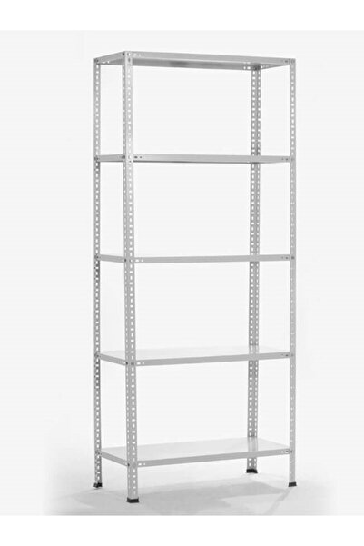 AYYILDIZ RAF 43x93 5 Katlı Çelik Raf Depo Arşiv Rafı