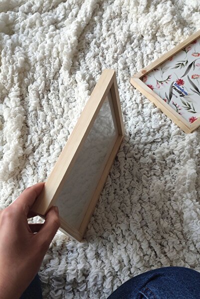 Tooall Original, canalizat, cadru din lemn înlocuibil, cadru gol dintr-o bucată (cu protecție frontală, fără poster)