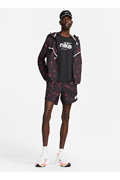 Nike فليكس سترايد D.y.e.شورت الجري Neuron باللون الأسود مقاس 7 بوصات - DQ4766...