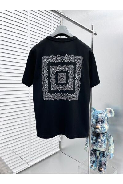 Massgai Unisex dizajn uzorka za leđa Štampano Oversize kroj d 100% pamuk T-shirt