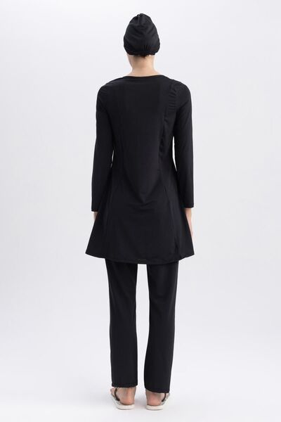 DeFacto Σετ μαγιό Hijab 3 τεμαχίων με σχέδια Burkini - B0870ax23sm