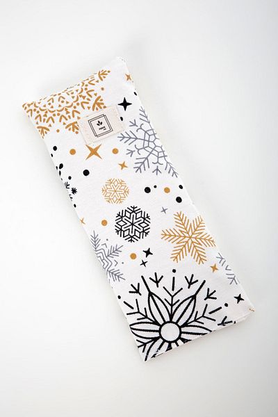 Poros Store Eye Pillow Lavender Eye Patch με σιτάρι και κέλυφος σίτου, πιστοποιημένο ύφασμα Oeko-tex Πρωτοχρονιά