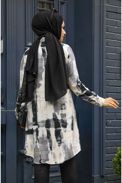 MODA MAÇKA PARK MMP Women's Viscose Short Tunic Dress - Shirt