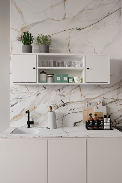 Remaks Merano 120 Cm Mutfak Düzenleyici Erzak Dolabı Arno - Beyaz