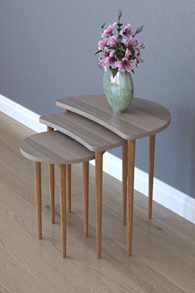 Remaks MOON 3 LÜ ZİGON VE SERVİS SEHPASI-CORDOBA