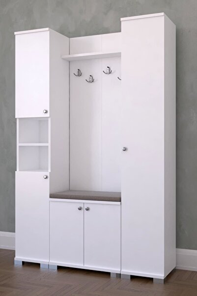 Remaks alaçatı portmanto (beyaz)