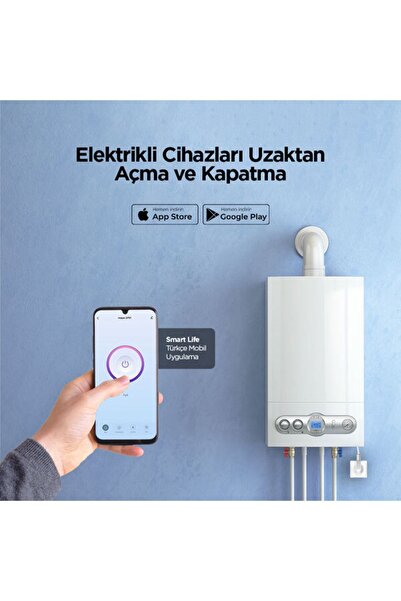 Mojue by ttec SP01 16A Akım Korumalı WiFi Akıllı Priz 3AP01