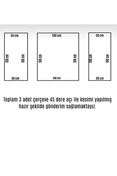 Genel Markalar Dekoratif Boyanabilir Hazır Kesim Duvar Çıtası 3 Cm Çıta