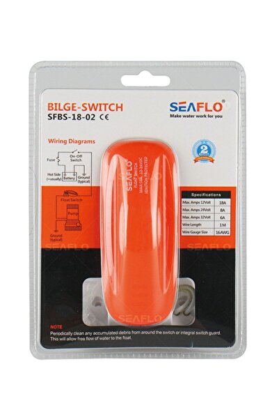 Seaflo Sintine Pompası Şamandıra Şalteri, Dc Pompa Şamandırası 12-24 Volt 18 ...