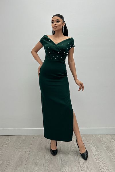 giyimmasalı Φόρεμα με μολύβι με λεπτομέρεια από ύφασμα Babel
