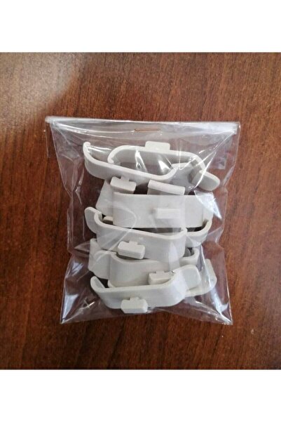 yağmur zebra Zebra Perde Kornişe Takma Aparatı 10 Adet ( 4,5 Cm Plastik)