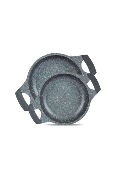 ThermoAD Aluminum Granite Casting 18cm And 20cm Double Pan Set