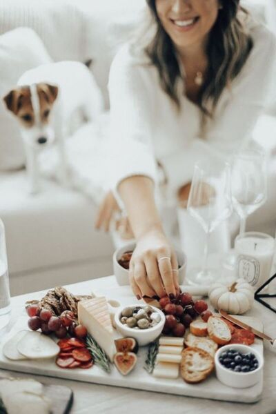 MALASH Marble Cheese, Presentation Plate, Marble Plate 30x20 Cm