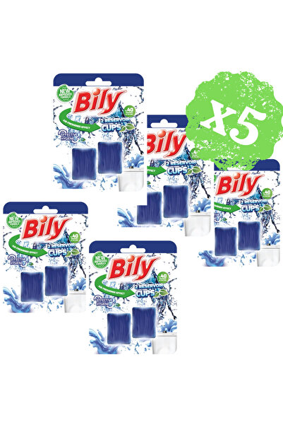 Bily 5'li Wc Klozet Rezervuar Blok 2x50 G (MAVİ SU)