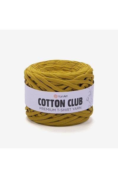 Yarnart Cotton Club - Χτενισμένο Βαμβακερό Ύφασμα Πλεκτό Χέρι Νήμα Golden Lime-7357