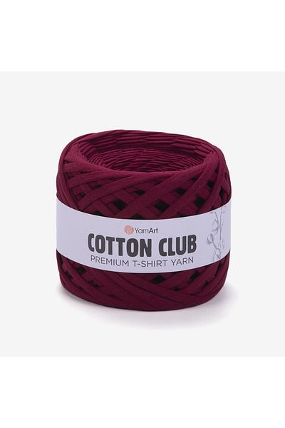 Yarnart Cotton Club - Χτενισμένο Βαμβακερό Ύφασμα Πλεκτό Χέρι Νήμα Κρασί Χρώμα-7335