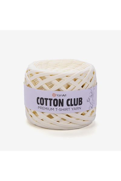 Yarnart Cotton Club - Χτενισμένο Βαμβακερό Ύφασμα Πλεκτό Νήμα Βανίλια-7348