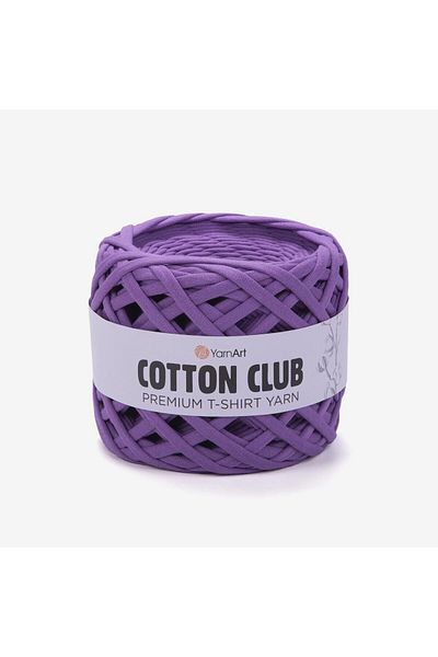 Yarnart Cotton Club - Χτενισμένο Βαμβακερό Ύφασμα Πλεκτό Χέρι Νήμα Λιλά-7352
