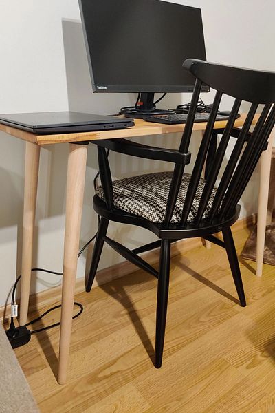 Evnalia Ham 4 bucăți de lux 70 cm picior de masă conic din lemn diametru: 4,2 cm Hobby DIY (CU ȘURUBURI ȘI DISPOZITIVE)