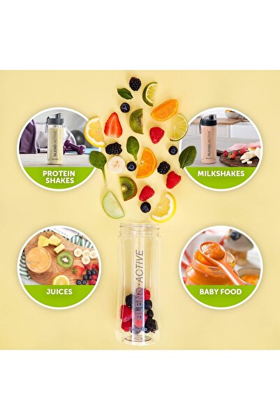 Breville Kişisel Blender ve Smoothie Yapıcı 350W 2 Portatif Karışım Aktif Şişe (600ml) Sızdırmaz Kapaklar