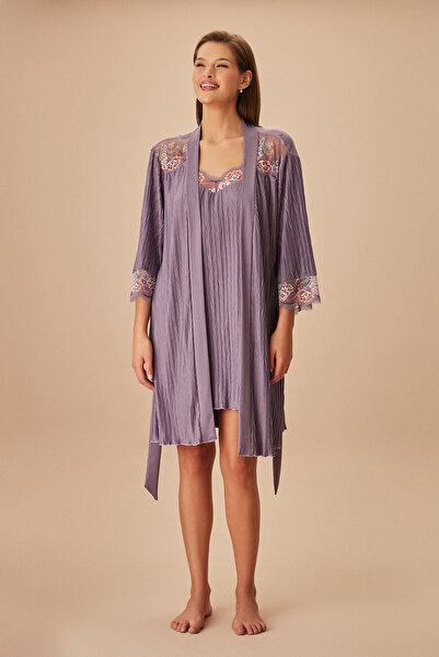 SUWEN Gardenia Fragancia Dressing Gown