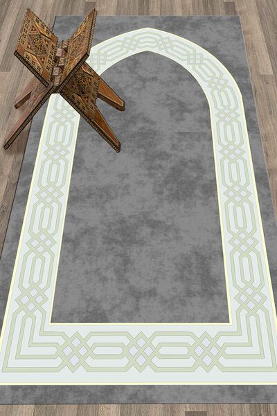 EY HOME Digital Printed Washable Simple and Stylish Prayer Rug 70X130 cm