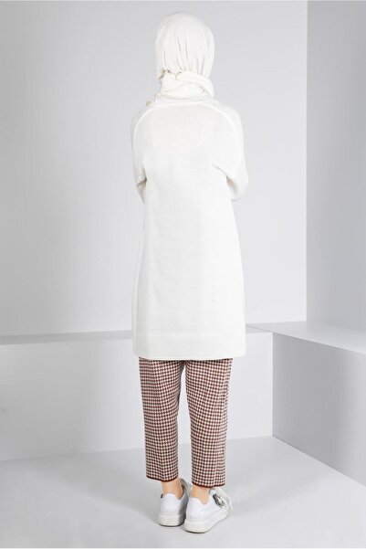 Alvina Houndstooth Patterned Knitwear Trousers 70433