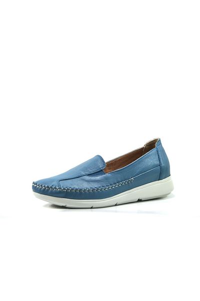 Beety 21by53.65 Pantofi de zi cu zi pentru femei, albastru, din piele naturală