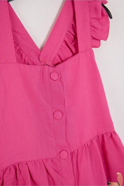 Minnie Mouse Lisanslı Kız Çocuk Elbise 22153