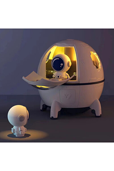 STLIFE Astronot Oda Nemlendirici Aroma Difüzör Oda Ev Ofis Masaüstü Led Işıkl...